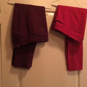 2 pairs of loft dress pants